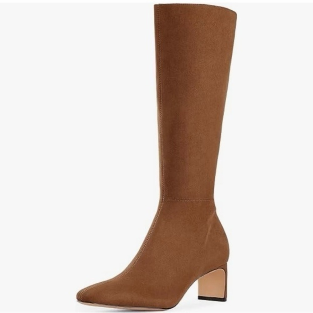 Dreampairs brown faux suede size 9, new‎ in box - Picture 2 of 10